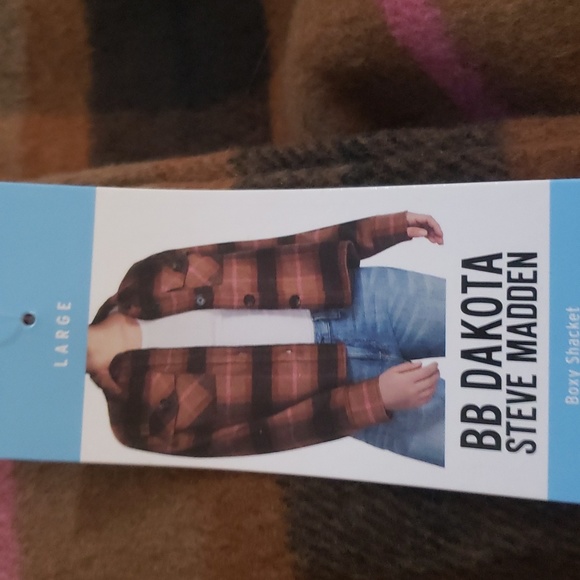 BB Dakota Steve Madden Shacket in size Large - Picture 7 of 7